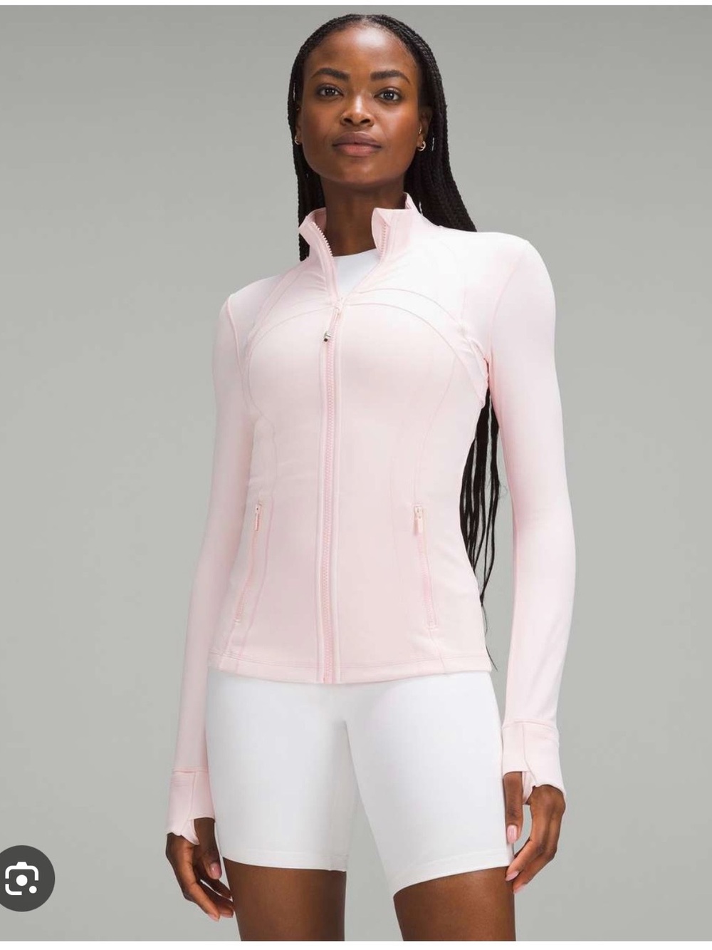 lululemon athletica define jacket in the color milkshake